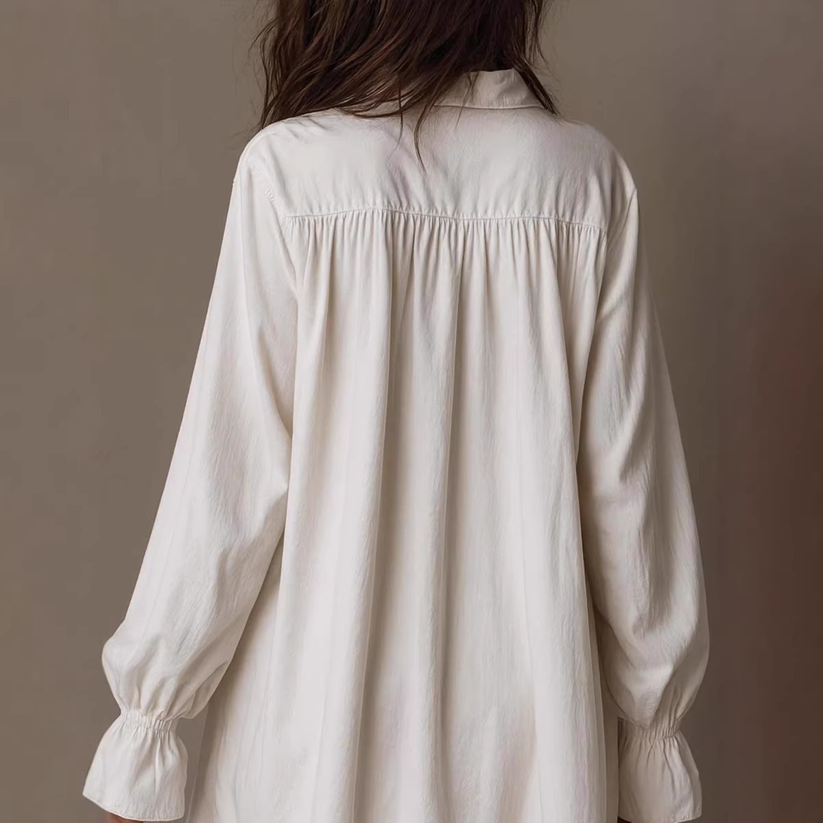 Urban Casual White Shirt - Image 5