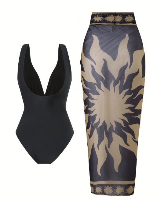 Resort Casual Two-Piece Swimsuit - Image 9