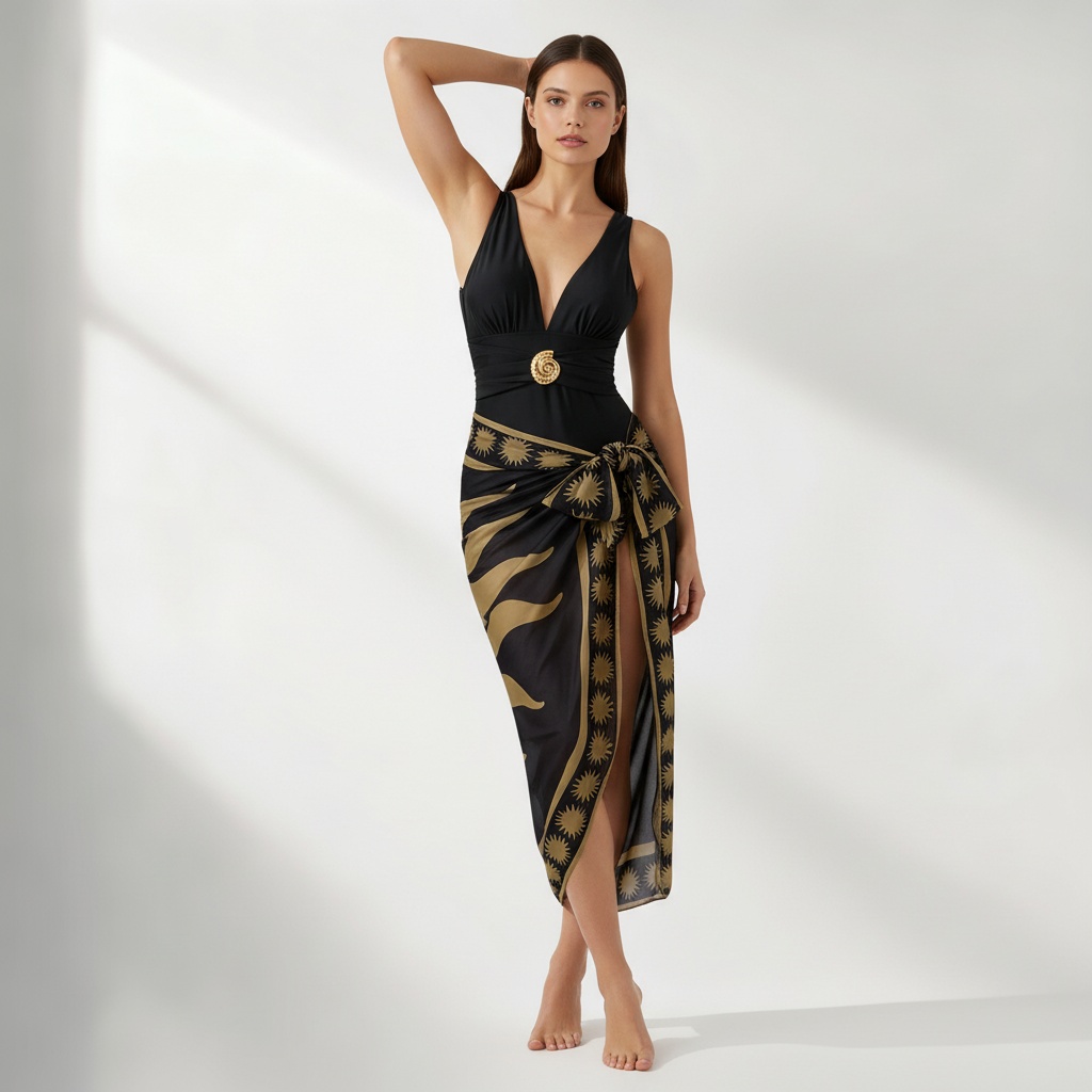 Resort Casual Two-Piece Swimsuit